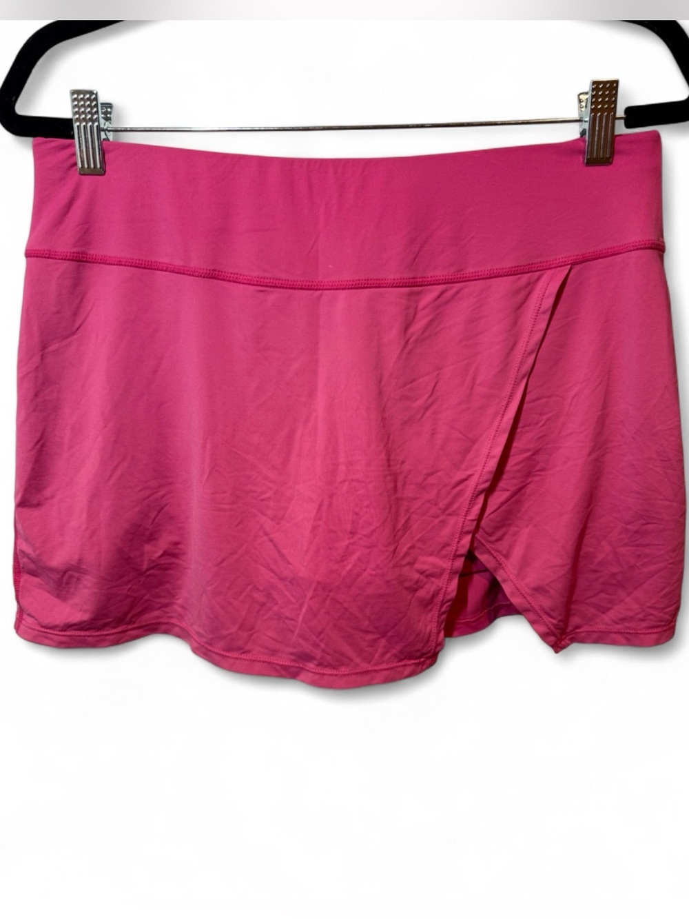 BloqUV Pink Tennis Skort Athletic Compression Running Golf Skirt with Shorts - M